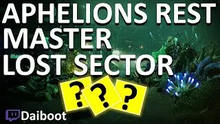 Destiny 2 | Master Lost Sector Aphelions Rest | Exotic Legs Armor | Master Lost Sector Today