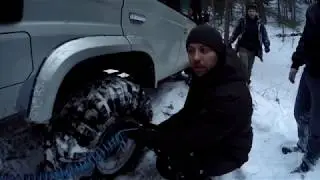 Первый выезд в снег. Что делать, если срезало ниппель колеса?