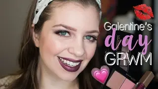 Galentine's Day Makeup + Outfit GRWM // #ad
