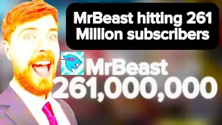 MrBeast hitting 261 million subscribers