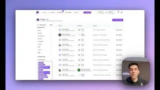 How can I upload a list of companies to generate leads?