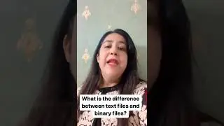 Most important questions for Practical exam viva, difference between text files and binary files