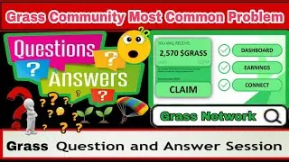 Get Grass | Grass Network Disconnected |Getgrass .io | Grass multiple Device | Grass Withdrawal 😱  |