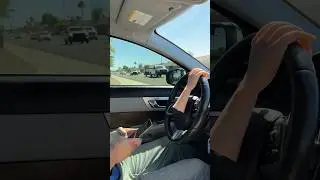 Hand on the wheel 