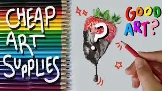 GOOD ART with CHEAP art supplies? Crawford and Black colouring and sketching studio review 🎨