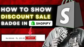 How to Show Discount Sale Badge in Shopify Dawn Theme #2025 || SHOPIFYXPRT