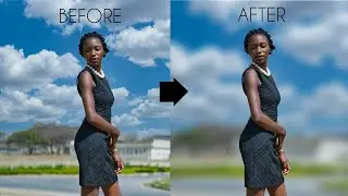 How to BLUR BACKGROUND in Photoshop.