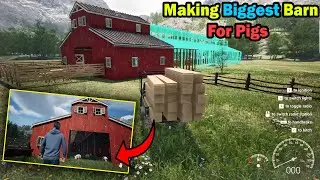 I Built The Biggest Barn For My Pigs - Ranch Simulator