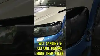 Refinishing the C30 Headlights