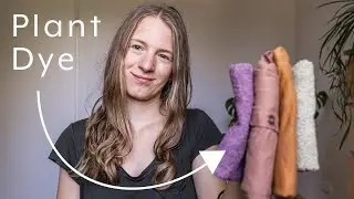 Natural Dyeing | Earthy Colors from Food Waste | Sustainable, Zero Waste, Minimalist Plant Dyeing
