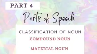 Compound Noun & Material Noun| Parts of Speech part 4 | Explanation in Urdu/Hindi + English