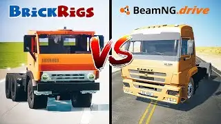 BeamNG.Drive KAMAZ vs Brick Rigs KAMAZ