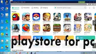 Download Play Store Apps on PC | How to install Google Play Store App on PC windows