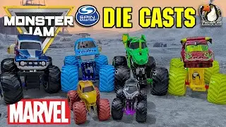 Epic Monster Jam Toy Hunt: Rare 1:24 Scale Series 22 & Marvel Die-Casts!