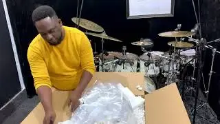 UNBOXING AND SETTING UP MY NEW PAISTE CYMBALS