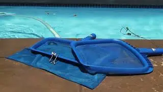 How to Remove Leaves from your Pool - Aqua Pro Leaf Skimmer and Leaf Rake