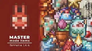 All Master Mode Items - Terraria 1.4.4