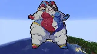 Fat Pomni in Minecraft