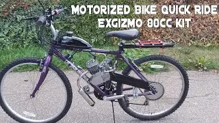 ExGizmo 80cc Bicycle Engine Kit, Just out for a short ride.