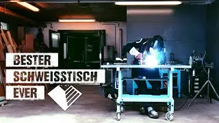Mein Schweißtisch aus einem alten Krankenhausbett