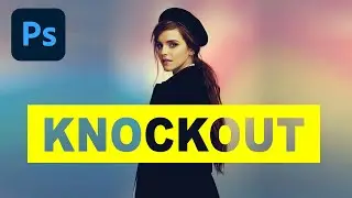 Knockout Text Effects in Photoshop || Tutorial