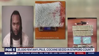 35,000 fentanyl pills seized in Stafford County after package sent to wrong address