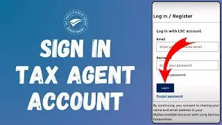 How to Sign In to Tax Agent Account (2024) | Login to Tax Agent Account