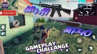 Free Fire Battleground || Gameplay Challange With M4A1 and MP40