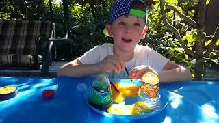 Слаймы NINJA SLIME. Клёвые лизуны! Смешиваем и дуем лизуны.