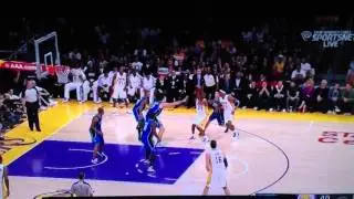 Kobe bryant with another patented flop