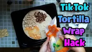 Mushroom and Chicken Tortilla Wrap | Tiktok Wrap Hack | Easy Wrap Recipe