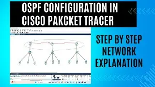 OSPF Configuration in Cisco Packet Tracer  Step By Step Network  Explanation || OSPF Configuration