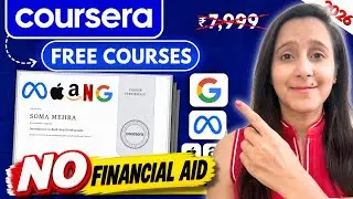 How to Get Coursera Courses FREE with Certificates in 2026 | Without Financial Aid