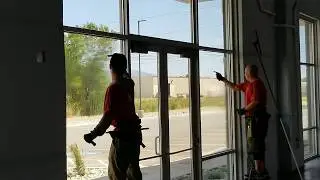 Как мыть окна. Техника мытья .