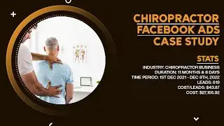 Facebook Ads Case Study - Chiropractor Business (Seneca) - Faisal Abbas Portfolio