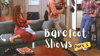 Seinfeld seasons 1 - 3 | Shows with barefoot scenes part 1