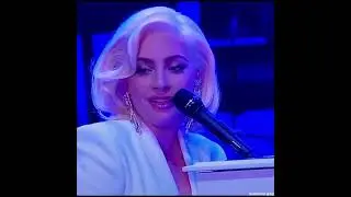 Lady Gaga said what at her live performance?