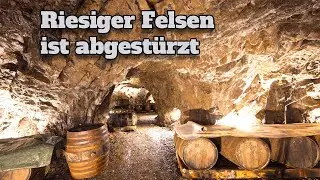 Erdrutsch in Hagen-Dahl Febr. 2024 Tonnen von Fels abgebrochen