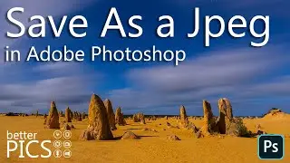 How to Save As a Jpeg in Photoshop | #SaveAs #Jpeg #AdobePhotoshop