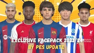 NEW UPDATE FACEPACK 2023 FOR PES 2018 CONVERT | BY PES UPDATE