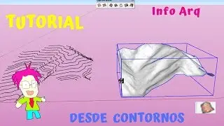 Desde Contornos - Caja de Arena SketchUp