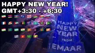 HAPPY NEW YEAR! Celebrations in GMT+3:30-6:30