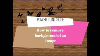 how to remove picture's background?