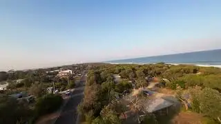 Golden Beach - 90 Mile Beach. Flying through the village...