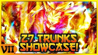 THIS IS MAXIMUM POWER! 1400% Z7 TRUNKS SHOWCASE! | Dragon Ball Legends PvP
