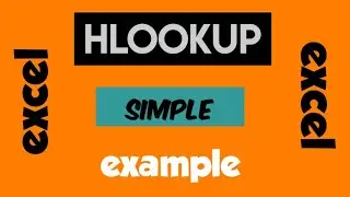 Ms Excel : How to use Hlookup Function ( Explained with Example)