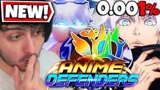 I Made Secret Gojo OVERPOWERED in Anime Defenders Roblox