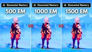 500 EM vs 1000 EM !! Best Build for F2P Kazuha?? [ Genshin Impact ]