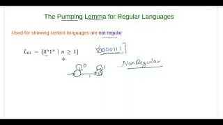 Pumping lemma for regular languages