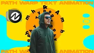 Text Animation| Place Text On path Like AE - Node Video Editor